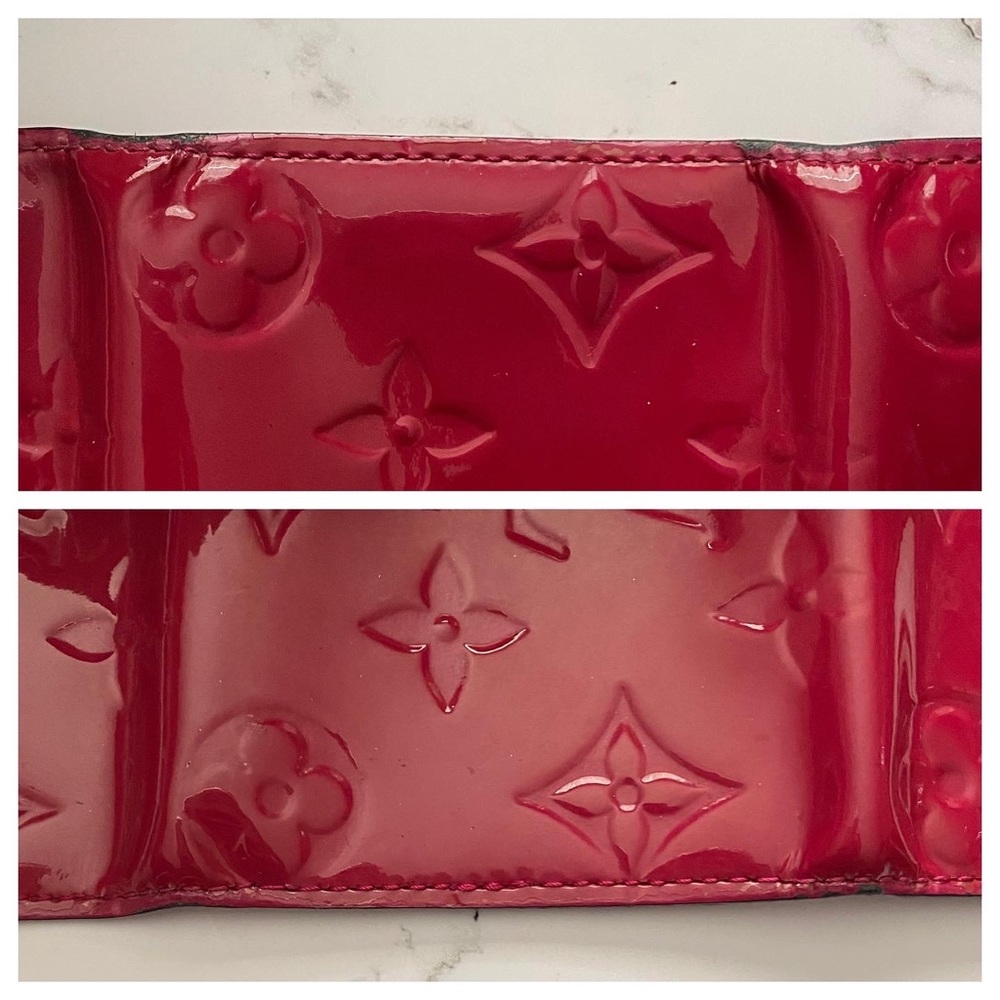 ❌SOLD❌ Louis Vuitton 6 Key Holder - Vernis Leather (Fuchsia/Red?) - Picture 5 of 9